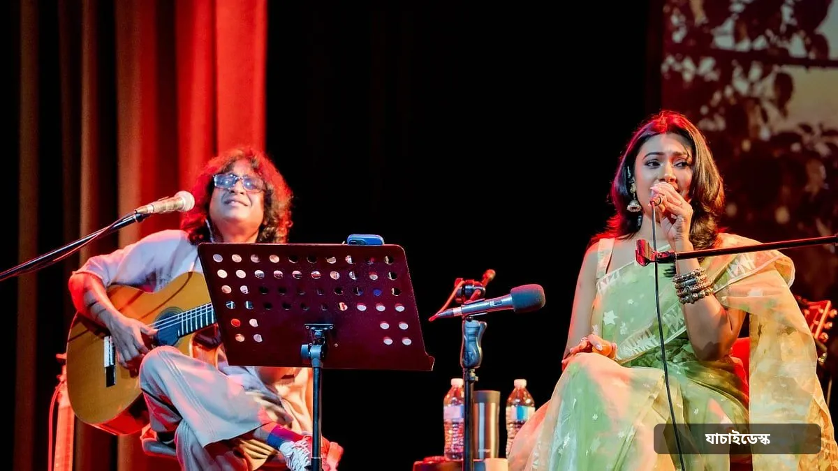 এক গিটারেই সিডনির শ্রোতাদের মন জয় করলেন নন্দিতা–শুভেন্দু