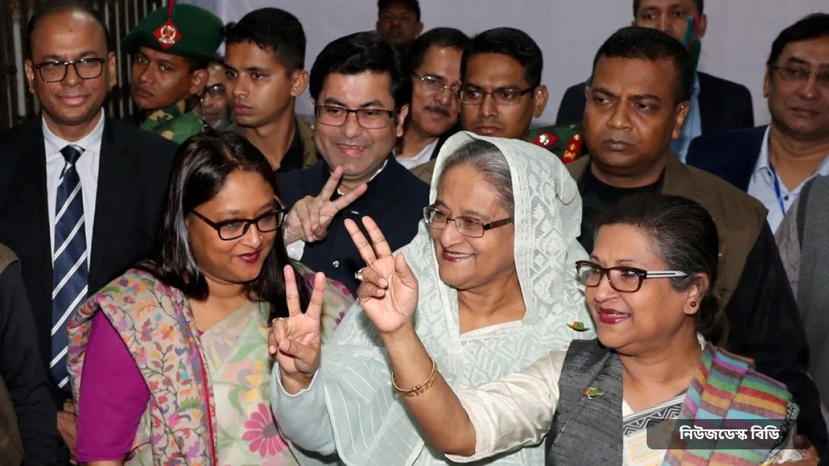 ৩০ ডিসেম্বর ২০১৮: আওয়ামী লীগের নিরঙ্কুশ জয়, বহিষ্কৃত ফলাফল — ছবি: Al Jazeera — Hasina wins as opposition rejects polls