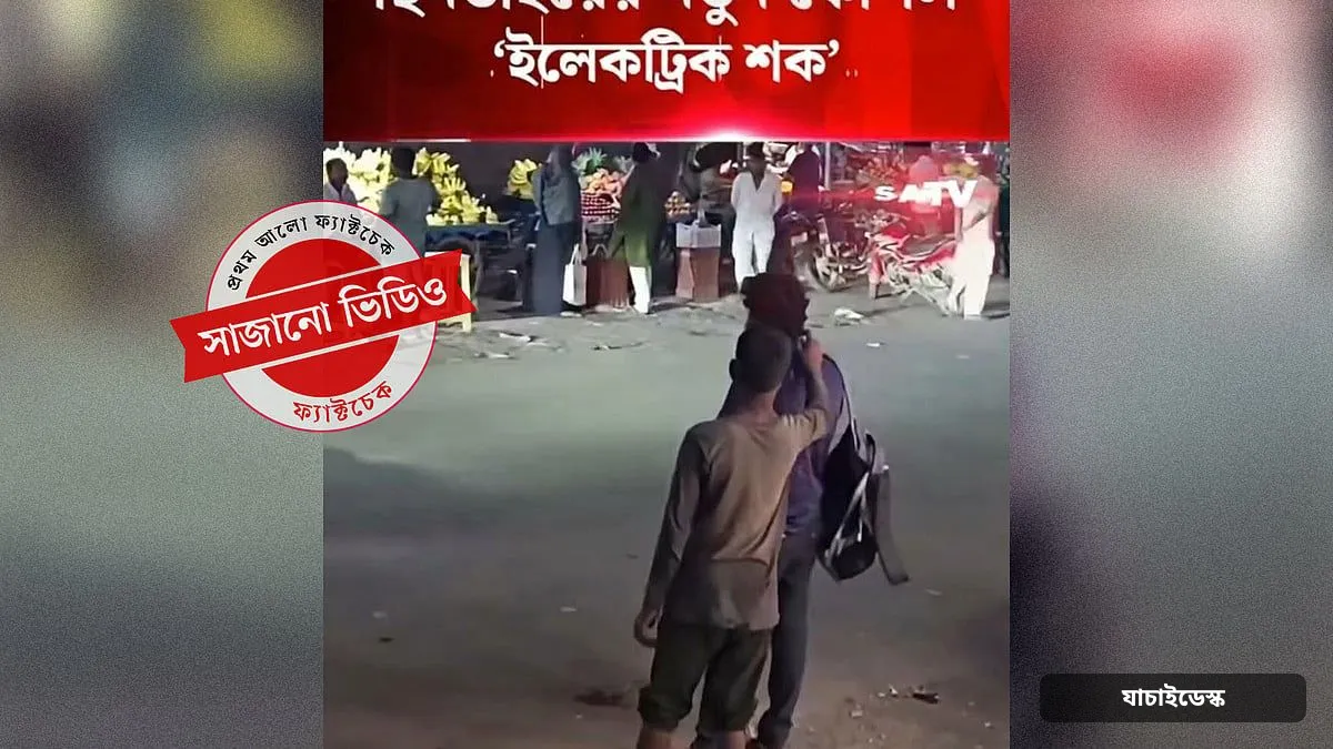 ছিনতাইয়ের কৌশল ‘ইলেকট্রিক শক’ দাবিতে ছড়ানো ভিডিওটি কী সত্য