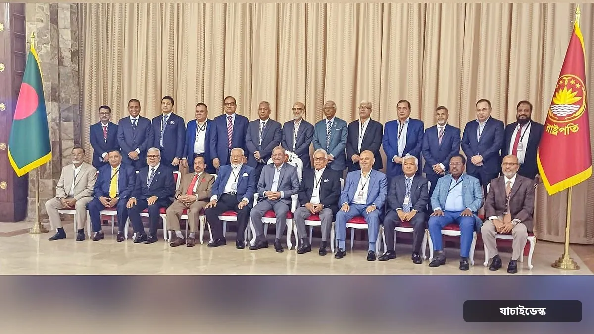 রাষ্ট্রপতির সঙ্গে বিএবির নেতাদের সৌজন্য সাক্ষাৎ — ছবি: প্রথম আলো