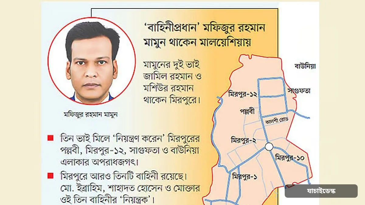 মিরপুরে ‘মামুন বাহিনী’র প্রধান মামুন বিএনপি থেকে বহিষ্কার